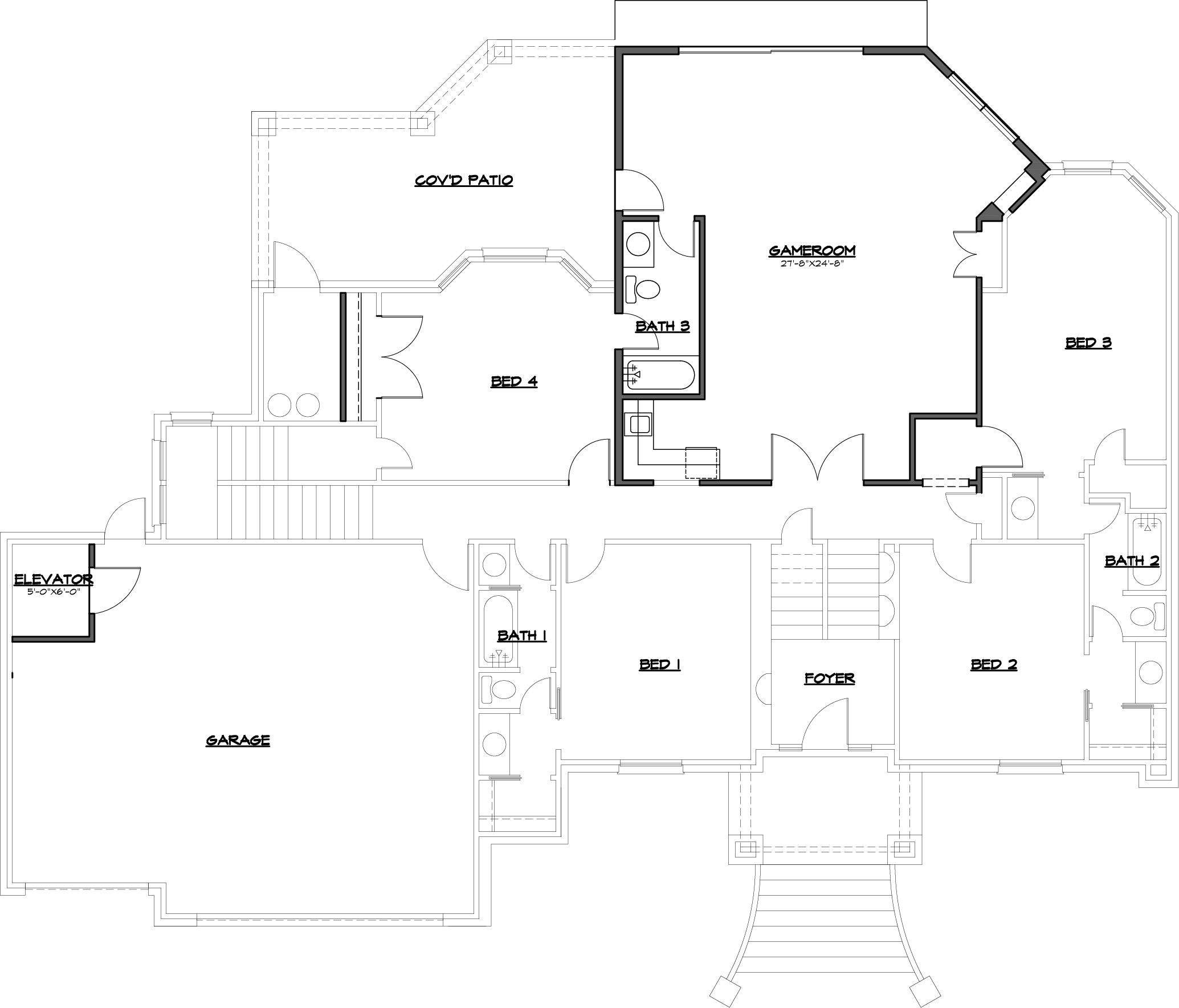 104 Wanakah first floor plan